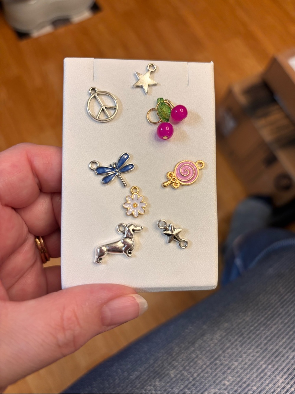Kids Charm Pack - Colorful Enamel Cherry, Dragonfly, Lollipop & Star Charms
